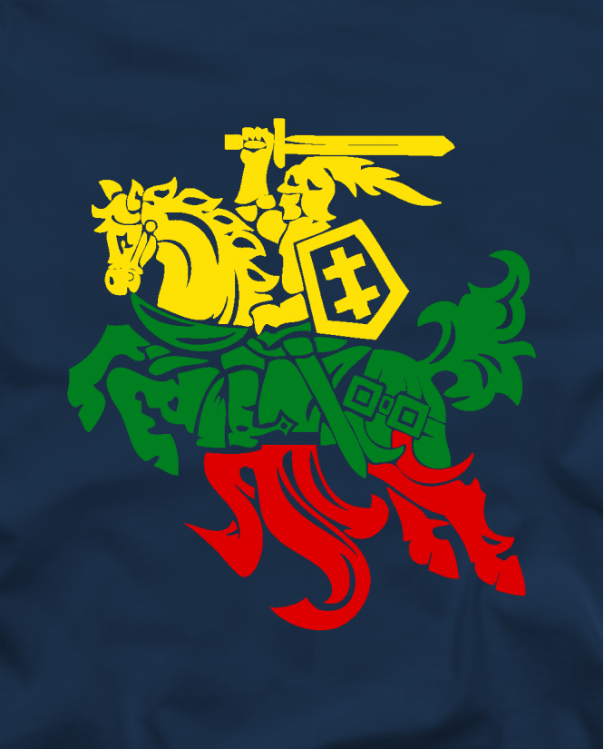 Marškinėliai Spalvotas Vytis